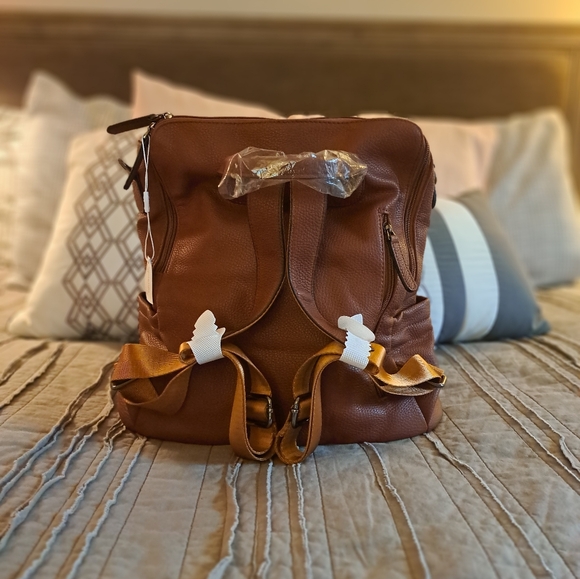 Leopard Print Backpack Handbag - Picture 3 of 11